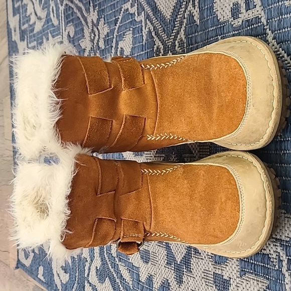 Sorel Womens Tootega Tan Suede Round Toe Ankle Winter Boots sz 6, 5.5, 5 - Picture 4 of 14